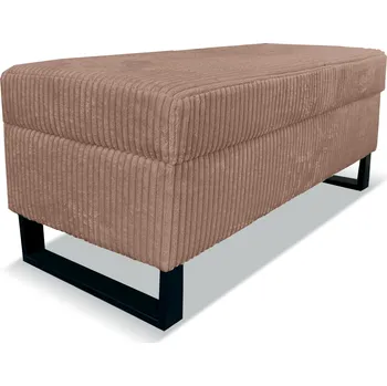 Taburet Taburet MARA s úložným prostorem - hnědý - manšestr - LINCOLN 17