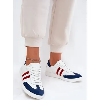 Dámské tenisky Zazoo N1068 Nízké Dámské Semišové Tenisky Barva: Modrá, Velikost: 38