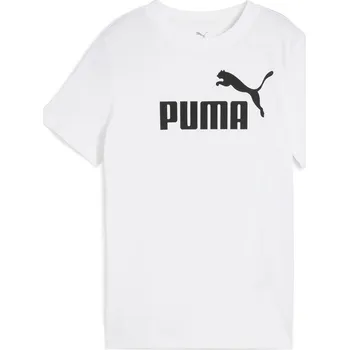 Dětské Tričko s krátkým rukávem PUMA ESS NO. 1 LOGO TEE G 68489202 – Bílá 140