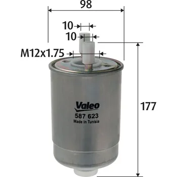 Filtr do auta Palivový filtr VALEO 587623