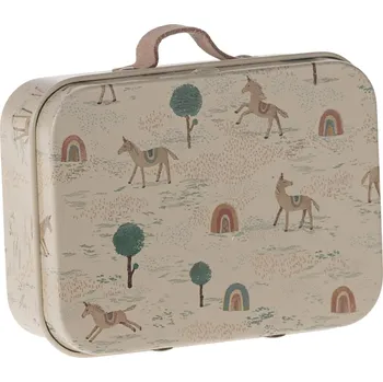 plyšák MAILEG kovový kufřík Micro - Des licornes S24