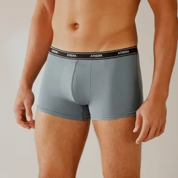 Boxerky Sada 3 boxerek Ecopack Athena nám.modrá+černá+šedá XXL