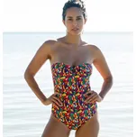 Jednodílné plavky s potiskem Toboki, s odnímatelnými ramínky vícebarevná 46