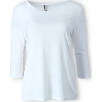 Dámská halenka Elegantní halenka s 3/4 rukávem 23007/24004 barva: bílá