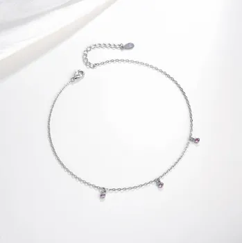 Řetízek Jan Kos jewellery Stříbrný řetízek na nohu MHT-3587/SS24-27