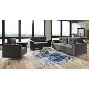 Sedací souprava Sedací souprava MELVILE 3+2+1 šedá - MONOLITH 92 Sedací soupravy 3+2+1