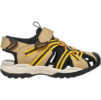 Chlapecké sandály Chlapecké letní sandály Geox J BOREALIS 32 Béžová, Černá, Žlutá