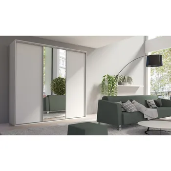 Šatní skříň Šatní skříň GRANDE 254 bez zrcadla bílá