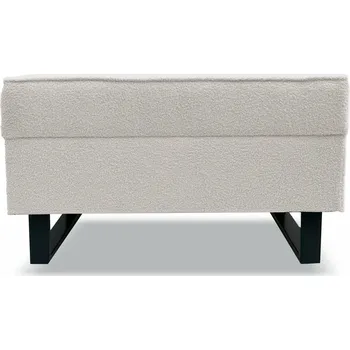 Taburet Taburet PELY s úložným prostorem - béžový - bouclé - NOW OR NEVER 03