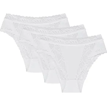 Dámská móda Wol-Bar Abra 3-pack barva:bílá XL