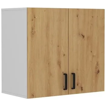 Obývací stěna Skříňka visící MALTA 2F Dub artisan + světlešedá