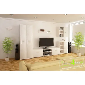 Obývací stěna Obývací sestava FIGO A - Bílý lesk