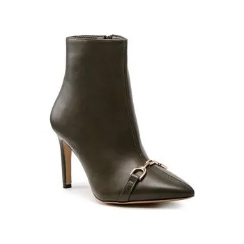 Dámské kozačky Polokozačky DeeZee ZALMM220171 Zelená 38