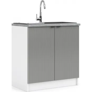 Kuchyňská skříňka Kuchyňská skříňka dřezová 80 cm - LAM ZL80 2D - Dvířka NELA