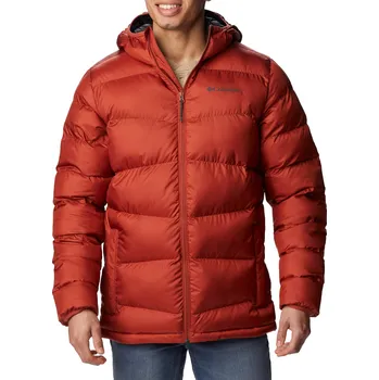 Pánská bunda Pánská Zimní prošívaná bunda COLUMBIA FIVEMILE BUTTE HOODED JACKET 1864204849 – Červená XL
