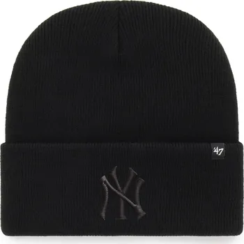Čepice Zimní čepice 47 MLB NY YANKEES HAYMAKER 47 CUFF KNIT B-HYMKR17ACE-BKG – Černá