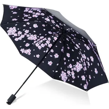 Deštník Dámský skládací deštník Jarní růžové květy Carla CArPAR01WZ26