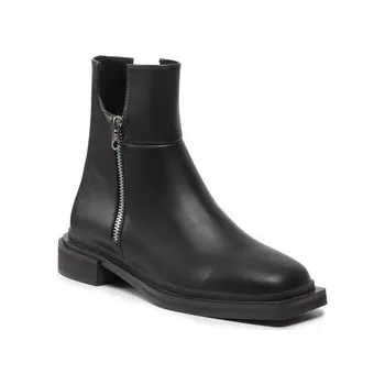 Dámské kozačky Polokozačky DeeZee ZAL90183-2 Černá 36