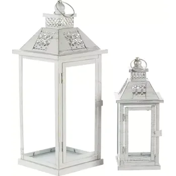 kempingová lampa Kovové lucerny JL364 WT - SLEVA 3% s kodem radost25