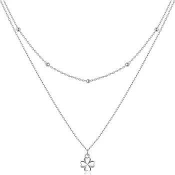 Náhrdelník Dámský stříbrný náhrdelník FLORICA Ag 925
