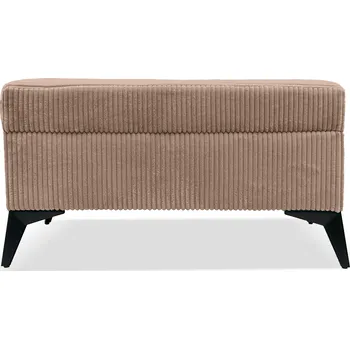 Taburet Taburet TINA s úložným prostorem - hnědý - manšestr - LINCOLN 17