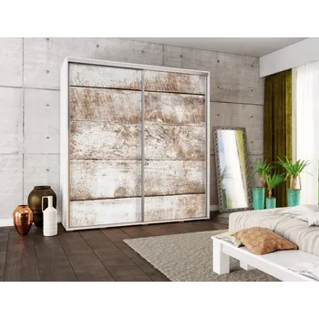 Šatní skříň Šatní skříň PENELOPA 205 Bílé dřevo 2