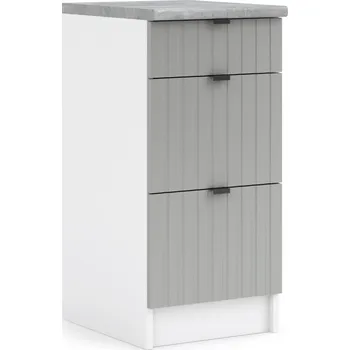 Kuchyňská skříňka Kuchyňská skříňka spodní 40 cm - LAM SZ40 3SZ - Dvířka CINDY