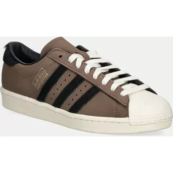 Pánské tenisky Nubukové tenisky adidas Originals SupeRStar Vintage, 45 1/3, hnědá, 89X