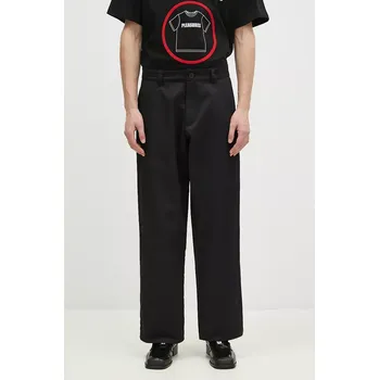 Pánské kalhoty Kalhoty Champion Straight Hem Pants pánské, černá barva, jednoduché, 220715, XL, 99X