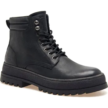 Pánská zimní obuv Pánské Boty BLAUER IUKA F4IUKA01/LEA-BLK – Černá 45