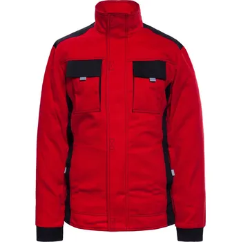 pracovní bunda Montérková bunda velikost 54 od českého výrobce Bartoš, montérková blůza červená, kód 7004-4, pracovní bunda L