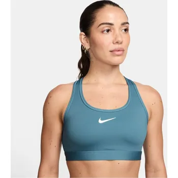 Kalhotky Nike Swoosh Women's Medium-Support 1-Piece Pad Sports Bra Smokey Blue 14 (L)