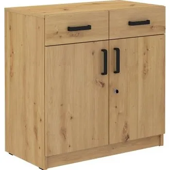 Obývací stěna Skříň MALTA 2F2S Dub artisan