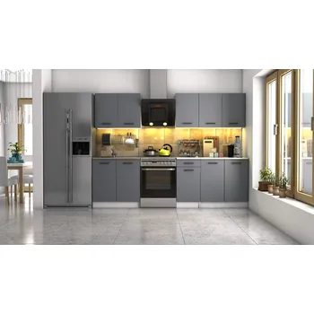 Kuchyňská linka Kuchyňská linka DAGA I 260 cm antracit