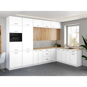 Kuchyňská skříňka Rohová kuchyňská linka WERIA 330x210cm Volba barvy