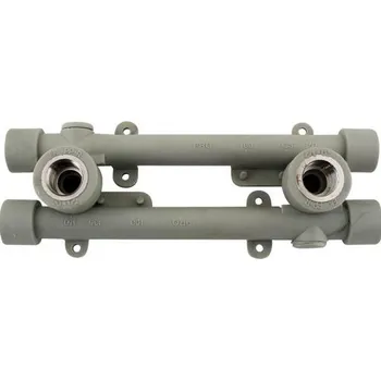 Vodovodní potrubí Aquaplast PPR UNIVERZÁLNÍ NÁSTĚNNÝ KOMPLET 20 x 1/2" (100 - 150 mm) Velikost: PPR &nbsp;univerzální nástěnný komplet 20 x 1/2" (100 - 150 mm)