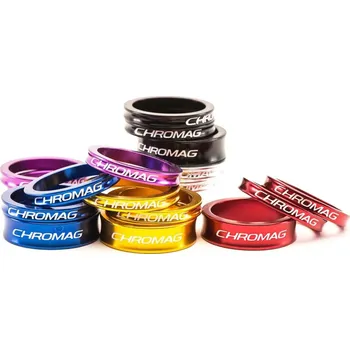 Hlavové složení Podložky pod představec - CHROMAG 1-1/8" Červená