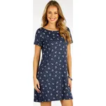 Dámské šaty LITEX s krátkým rukávem modré Velikost: XL, kód: LI-5F133-XL