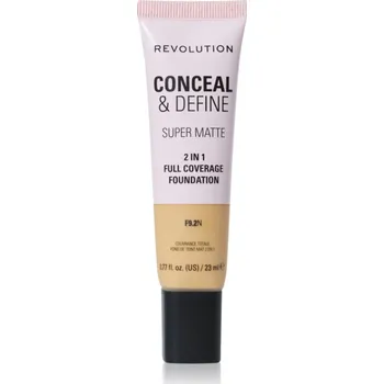 Přípravek na tvář Revolution Conceal & Define matující make-up odstín F9.2N 23 ml