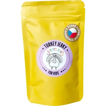 Sušené maso Jimmy's Food Krůtí jerky pro děti 25g