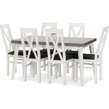 Jídelní set Jídelní sestava RUT stůl + 6 židlí