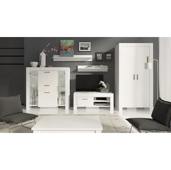 Obývací stěna Obývací sestava CEZAR B - bílá