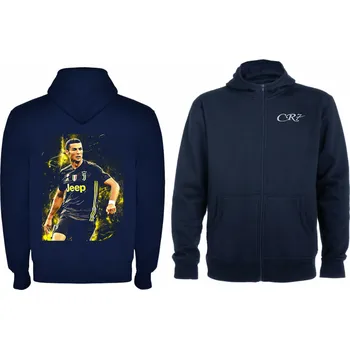 Chlapecká mikina Mikina se zip Cristiano Ronaldo CR7 Barva: Námořnická modrá/Navy, Velikost: 98/104 - 3/4roky