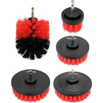 Autodílna YATO Sada pěti kartáčů na vrtačku s HEX 5Ks, YT-47777