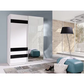 Šatní skříň Šatní skříň BATUMI 7 Zrcadlo lacobel