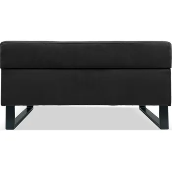 Taburet Taburet BONY s úložným prostorem - černý - ITAKA 15