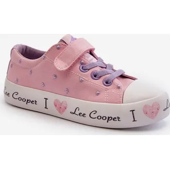 Chlapecké tenisky Dětské tenisky Lee Cooper LCW-24-02-2160 Barva: Růžová, Velikost: 30