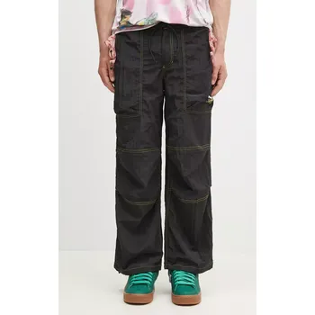 Tepláky Puma PUMA x KIDSUPER Pants pánské, černá barva, hladké, 629515, M, 99X