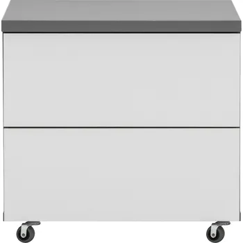 Dětský pokoj Kontejner ZONDA Z07 šedý / bílý lesk