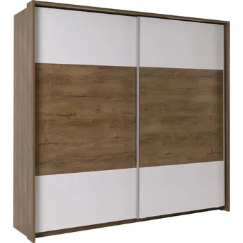 Šatní skříň Šatní skříň LATIKA dub vínový / bílá